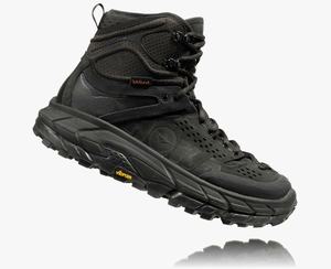 Hoka One One Men's Tor Ultra Hi 2 Waterproof Hiking Boots Black Clearance Canada [HPZST-6508]
